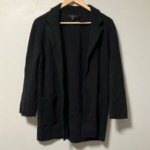 J. Crew Black Knit Blazer Jacket